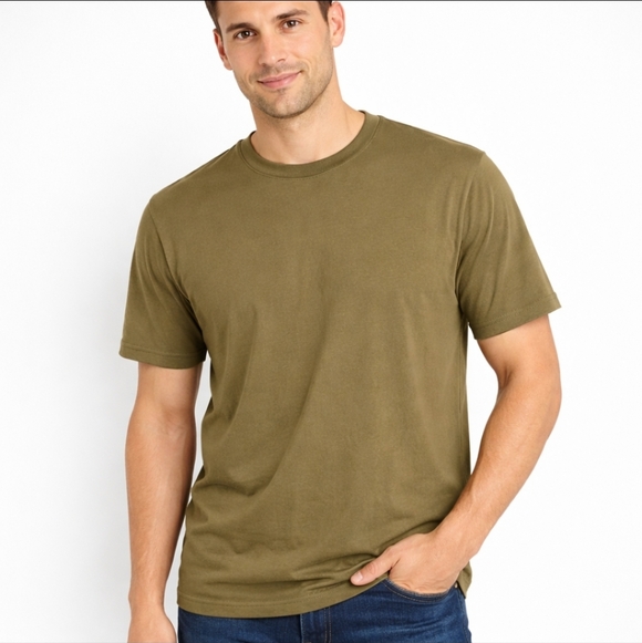 Zara Other - ZARA Olive Green Men's T-Shirt – Size M
